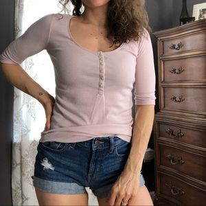 Old Navy half-sleeve button down top